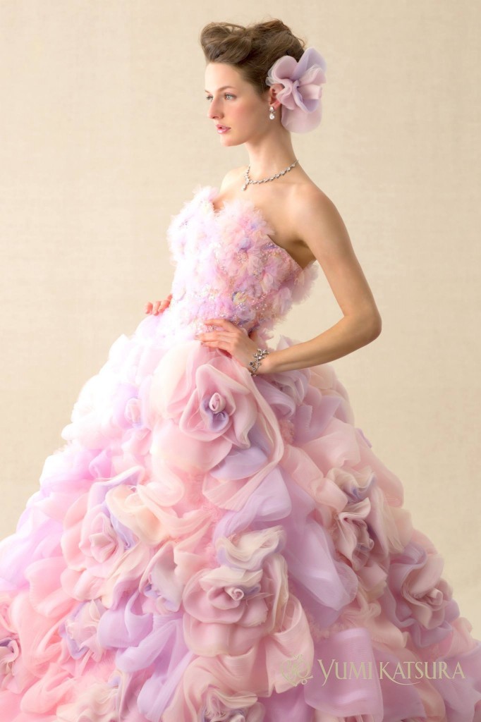 9-pink lavender japanese wedding dress
