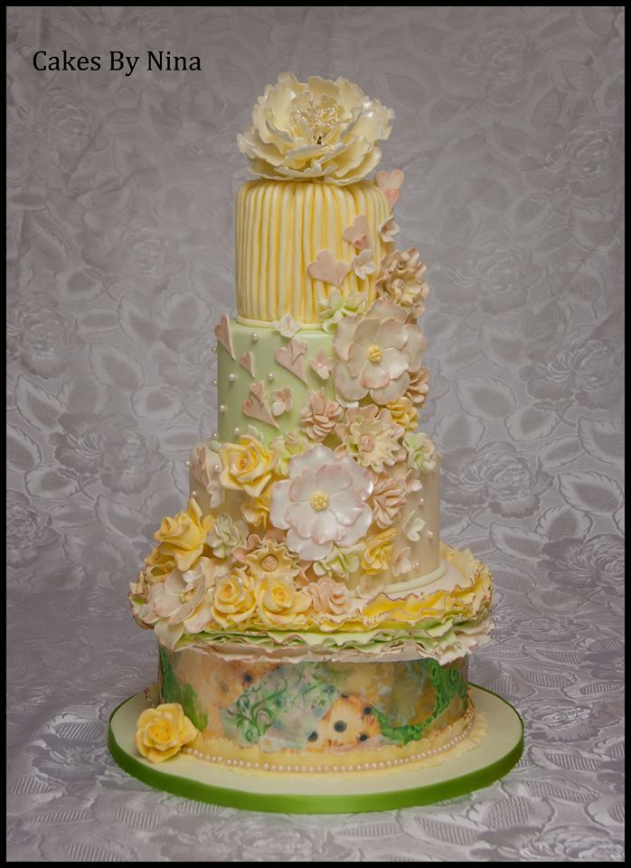 Citrus Wedding Cake
